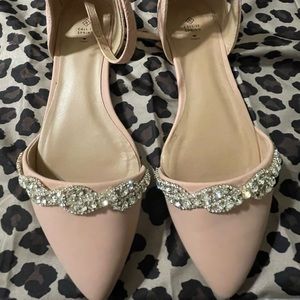 Dressy Pink flats shoes